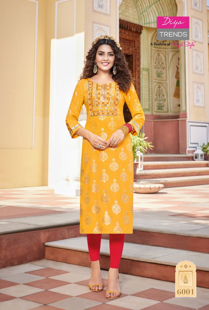 Victoria 6 Embroidery Latest Wholesale Kurti Collection